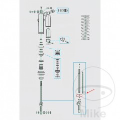 KAYABA Spacer for motorcycle shock absorber piston rod 18 MM INOX 773.12.00