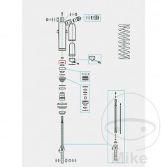 KAYABA Arandela vástago de pistón 773.11.55