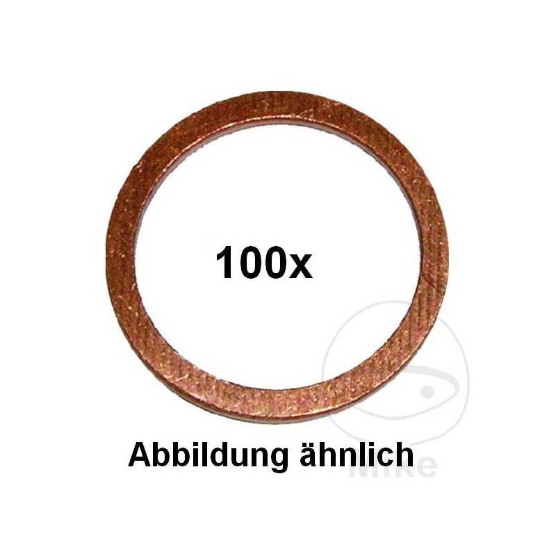 DRESSELHAUS Copper gasket for motorcycle 18 X 22 X 1.5
 (100U) 18 X 22 X 1.5
 (100U) 459.23.09