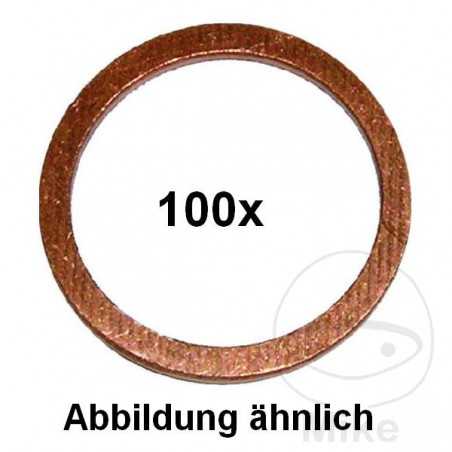 DRESSELHAUS Copper gasket for motorcycle 20 X 24 X 1.5 (100U) 20 X 24 X 1.5 (100U) 459.23.25