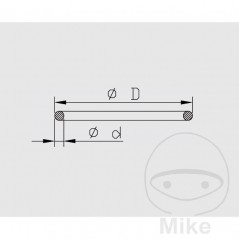 KAYABA fork lock joint 66X1.6 66X1.6 773.06.44