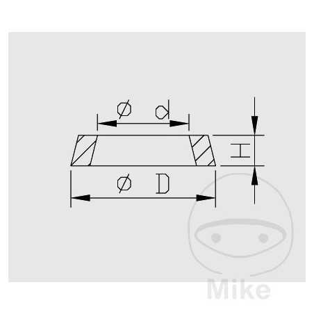 KAYABA Junta amortiguador para moto 773.11.82