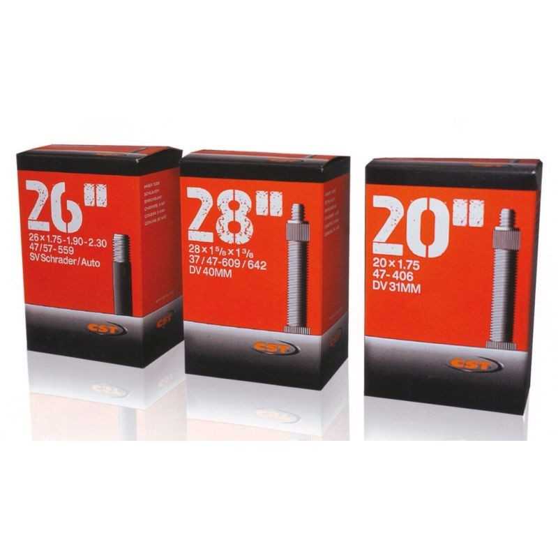 CST Camara de aire para bicicleta 20x1.75-2.125 40 MM 716281