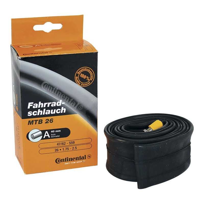 CONTINENTAL Cámara de aire para bicicleta 29x1.75-2.50 con válvula presta 60mm desmontable - Marca 32118