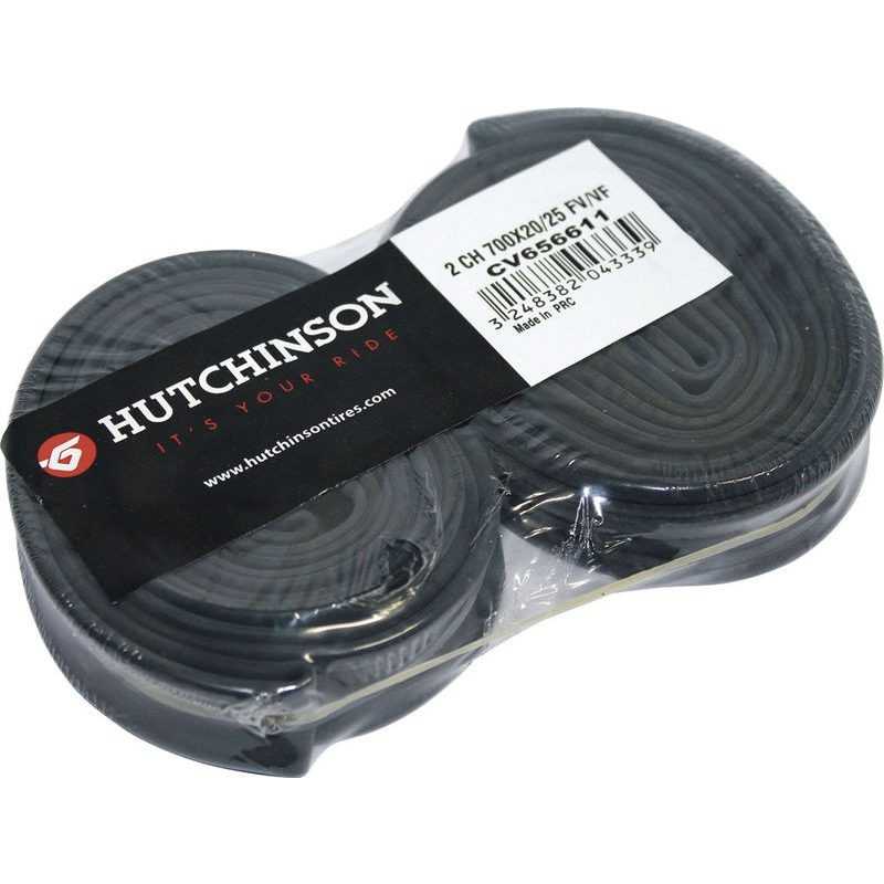 HUTCHINSON Pack de 2 cámaras 700x28-35 con válvula presta fina 48 mm 31696