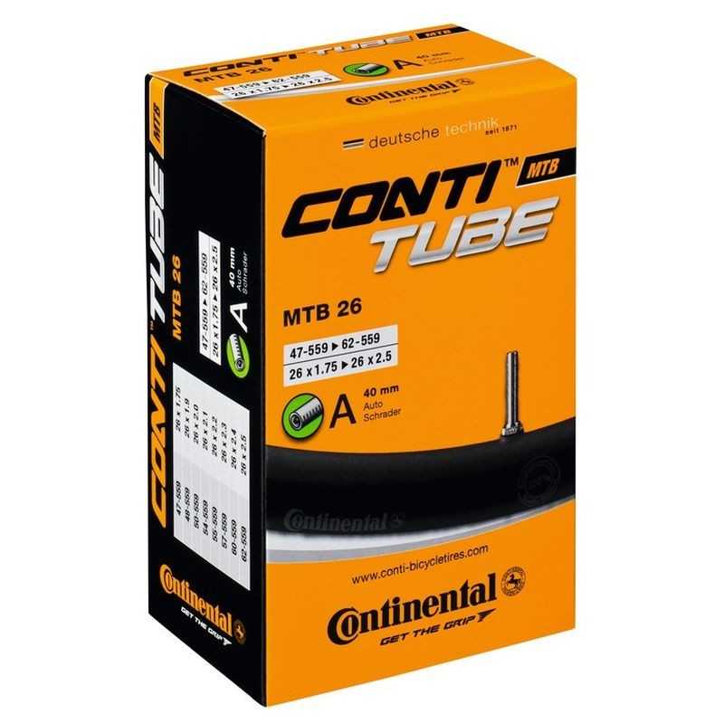 CONTINENTAL Camara valvula gruesa schrader 40mm 26x2.30-2.70 32115