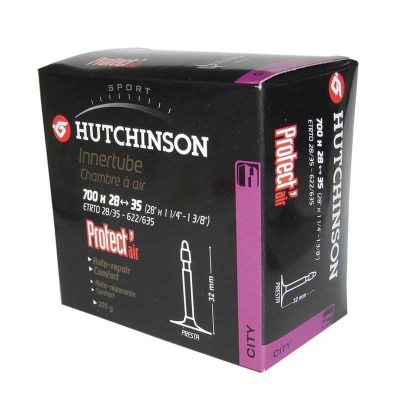 HUTCHINSON Camara de aire para bicicleta 28 700x28/35 ANTIPINCHAZOS 48MM 711338