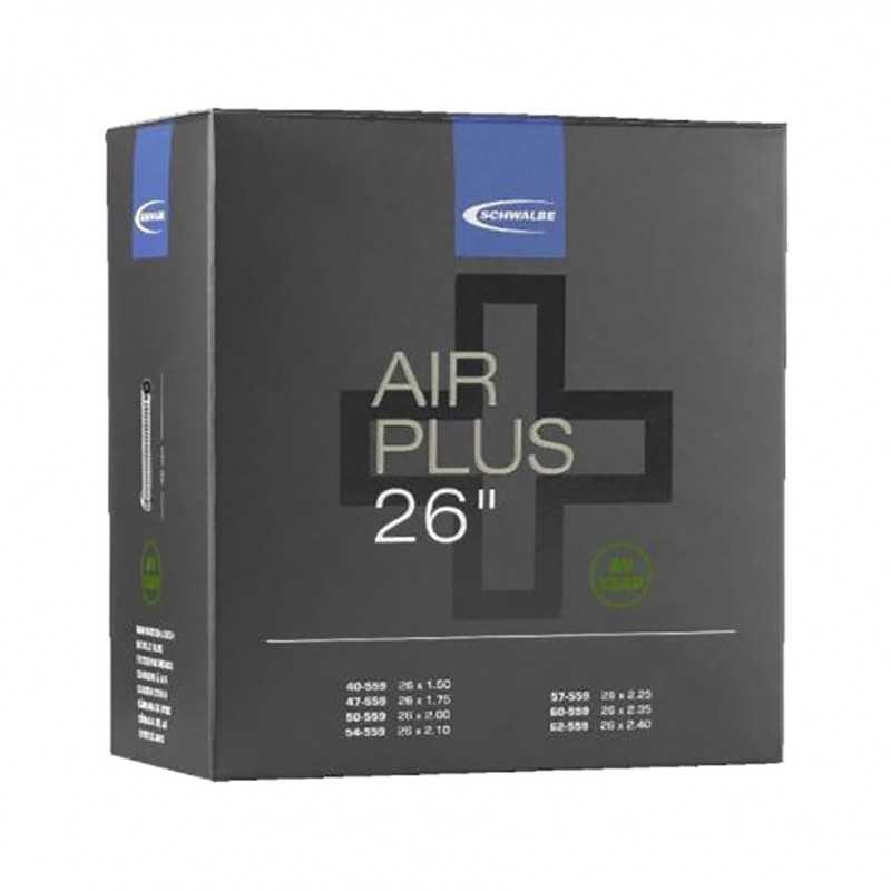 SCHWALBE Camara de aire para bicicleta AV21+AP AIR PLUS 27.5 STANDARD 40 MM (54/70-584) 709262