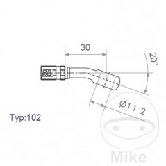 SIN MARCA Banjo para latiguillo de freno HD
TYP102 11.2 MM 20 757.02.85