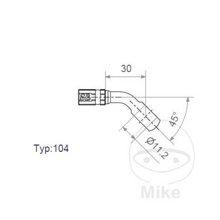 SIN MARCA Banjo for brake hose HD
TYP104 11.2 MM HD
TYP104 11.2 MM 757.02.90