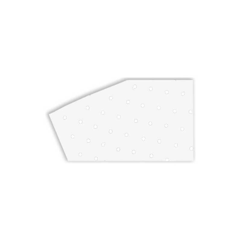 BLACKBIRD RACING Adhesivo fondo para dorsal transpirable trasparente - Pack 3u 5052/80 39063