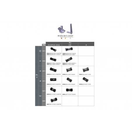 BLACK BEARING Pedalier bicicleta SHIMANO/SRAM T47-68/73-DUB-B5 60561