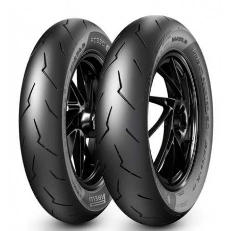 PIRELLI Front motorcycle tire cover DIABLO ROSSO SCOOTER SC (F) 120/70-15 M/C 56 S TUBELESS DIABLO ROSSO SCOOTER SC (F) 120/70-1