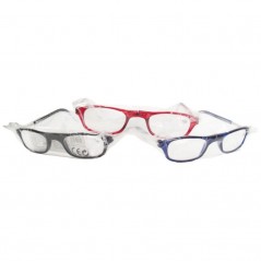 UMAY Prescription reading glasses with central magnet closure (1.5 diopters) (12UD) 07147
