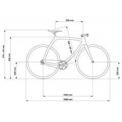 RIZOMA Bicicleta urbana METROPOLITAN HYDROGEN R77E