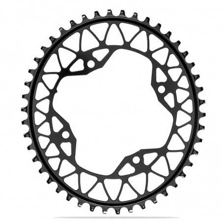 ABSOLUTE BLACK Aluminum plate 4 arms BEACH RACING 44D 104 BCD 722428