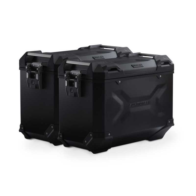 SW-MOTECH Aluminum side cases + supports cylinder TRAX ADV 45/45L - PRO KFT0795470101VA