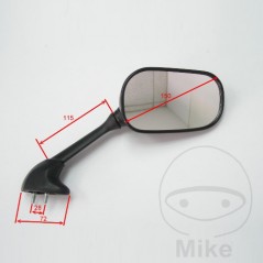 JMP Espejo retrovisor derecho negro 713.66.82