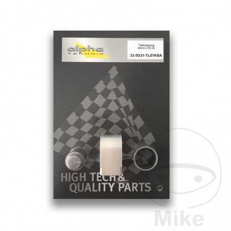 ALPHA TECHNIK Homologated rear suspension lowering kit 765.07.43