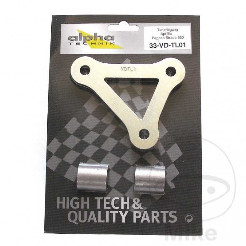 ALPHA TECHNIK Kit para bajar suspension trasera homologado 850.08.33