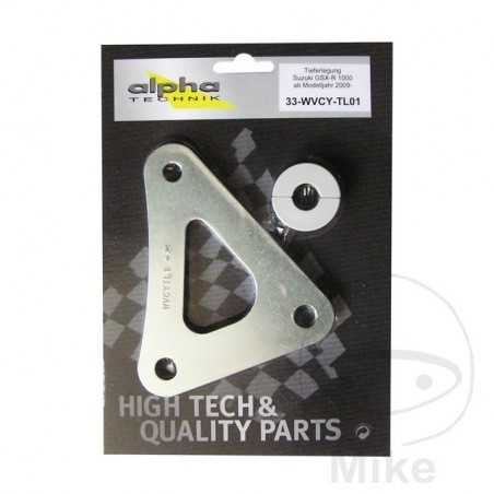 ALPHA TECHNIK Kit para bajar suspension trasera homologado 850.08.62