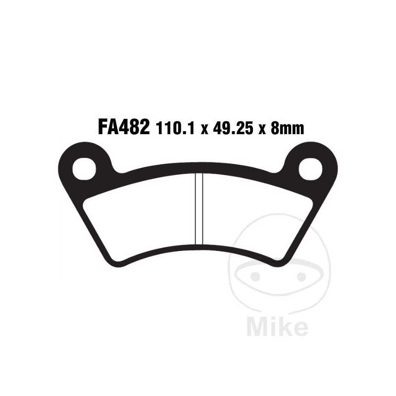 EBC Standard brake pads 732.00.20