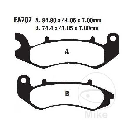 EBC Standard brake pads 732.01.50