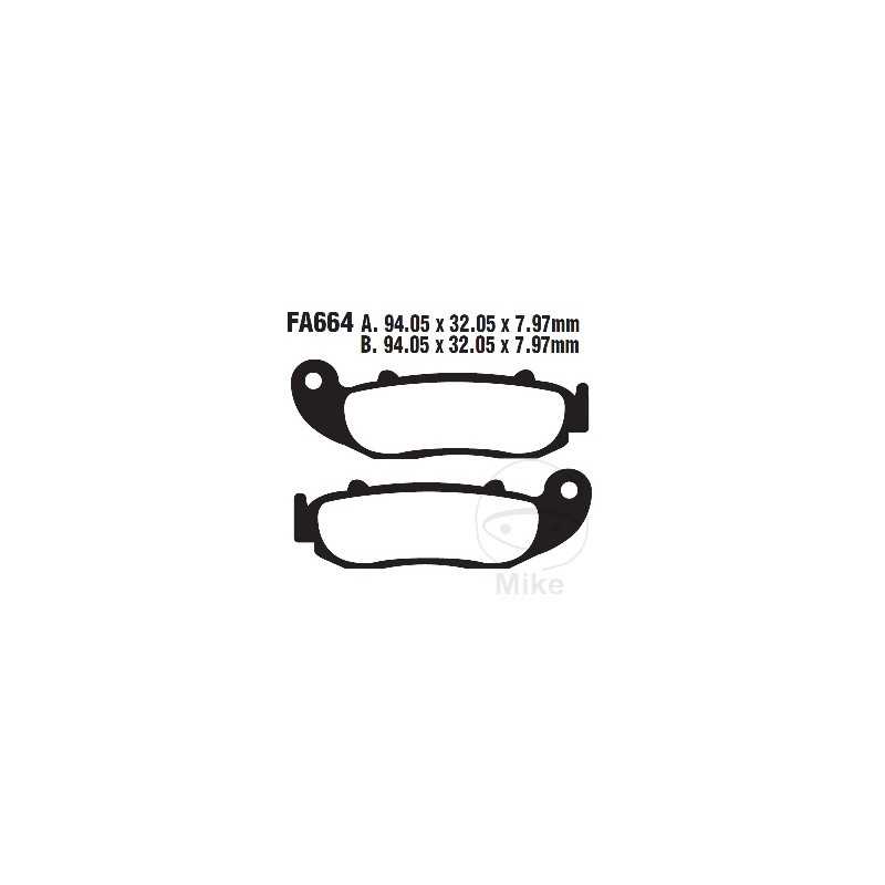 EBC Standard brake pads 732.01.55