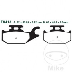 EBC carbon brake pads SCOOTER 732.05.57