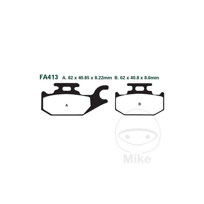 EBC carbon brake pads SCOOTER 732.05.57