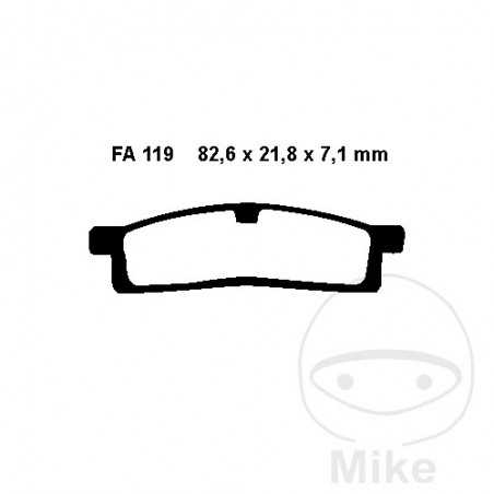 EBC Pastillas de freno estándar 732.53.92