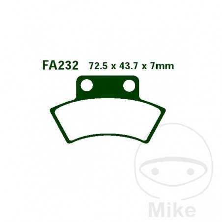 EBC Standard brake pads 732.54.75