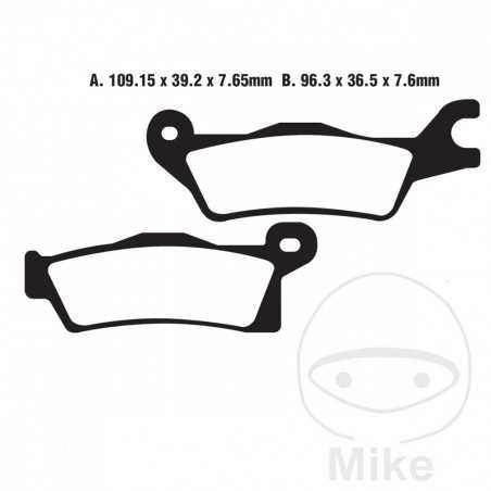 EBC Standard brake pads 737.00.17