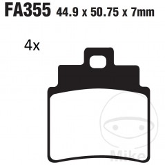 EBC carbon brake pads SCOOTER ALTN: 7873862 737.01.58