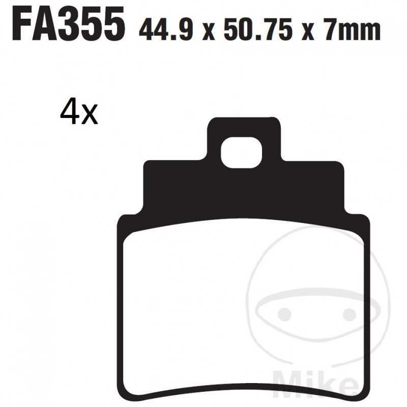 EBC Standard brake pads SCOOTER ALTN: 7870235 737.01.52