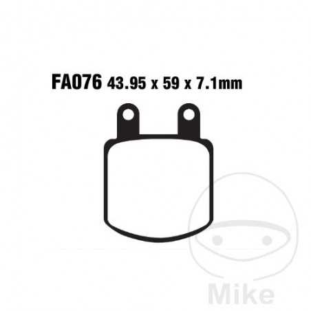 EBC Standard brake pads 737.01.66