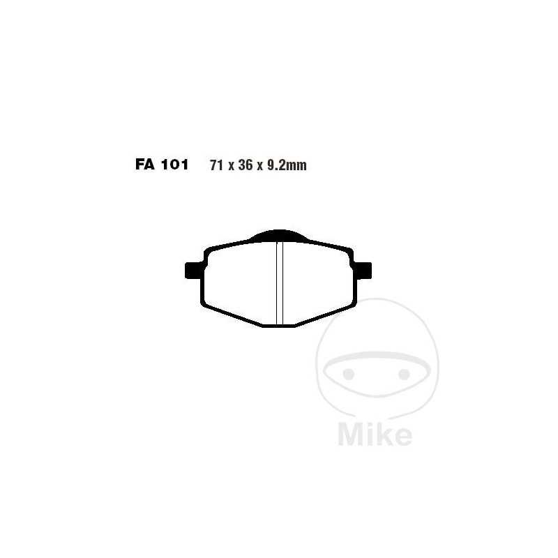 EBC carbon brake pads SCOOTER ALTN: 7872115 732.05.14