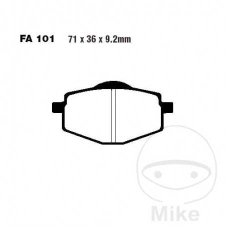 EBC Standard brake pads 737.01.69
