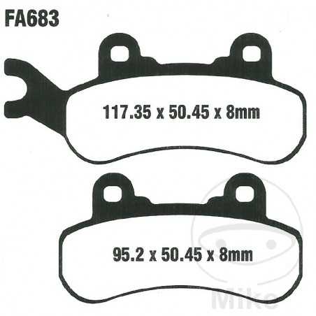 EBC Standard brake pads 737.01.83
