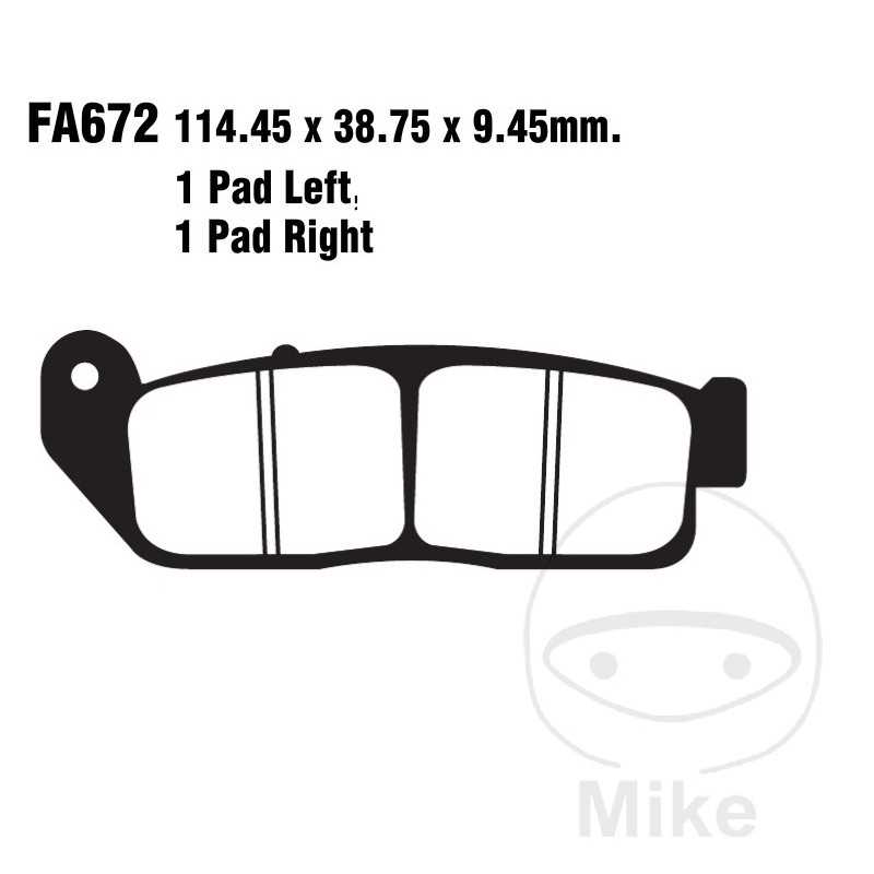 EBC Standard brake pads 737.01.85