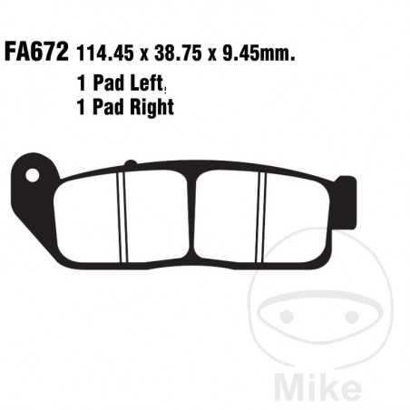 EBC Standard brake pads 737.01.85