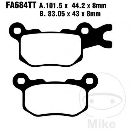 EBC Standard brake pads 737.01.91