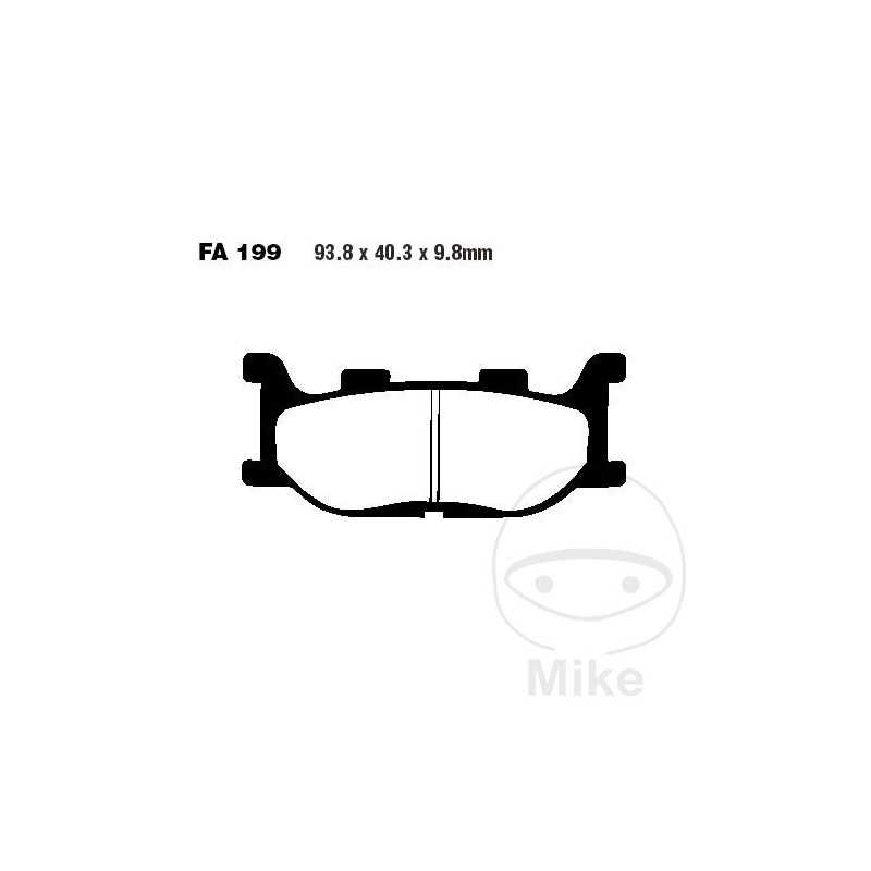 EBC Standard brake pads SCOOTER ALTN: 7870213 732.02.37
