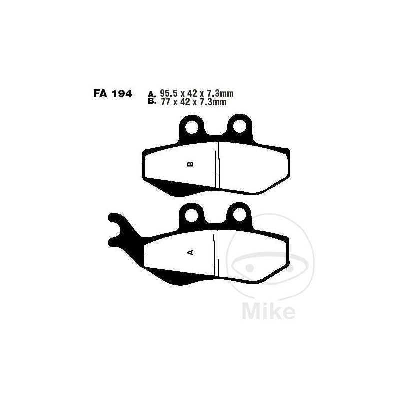 EBC Standard brake pads SCOOTER ALTN: 7870211 732.02.11