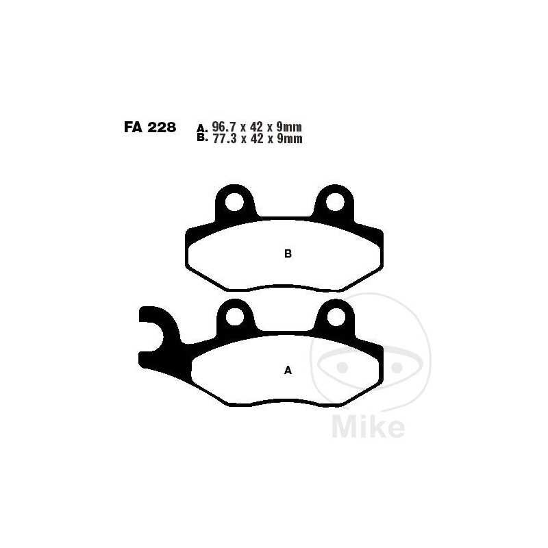 EBC Standard brake pads SCOOTER ALTN: 7870218 732.02.45