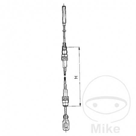 AL-KO Brake cable 1040/1265
M 338.28.27