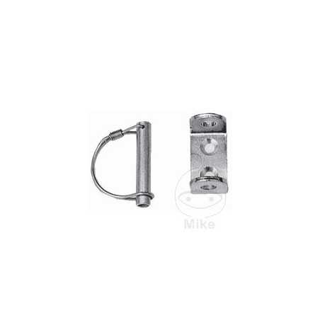 Hinge with bolt and spring clip BOCK 12 MM 338.82.04
