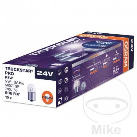 OSRAM Bombilla halógena 24V 5W BA15S 
TRUCKSTAR 159.00.20