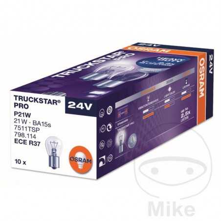 OSRAM Bombilla halógena 24V 21W BA15S
TRUCKSTAR PRO 159.00.22