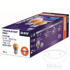 OSRAM Bombilla halógena 24V 21W BAU15S 
TRUCKSTAR PRO 159.00.23